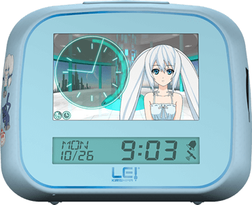 Lei Clock レイクロック 霧島レイ フルアニメーション フルボイス目覚まし時計